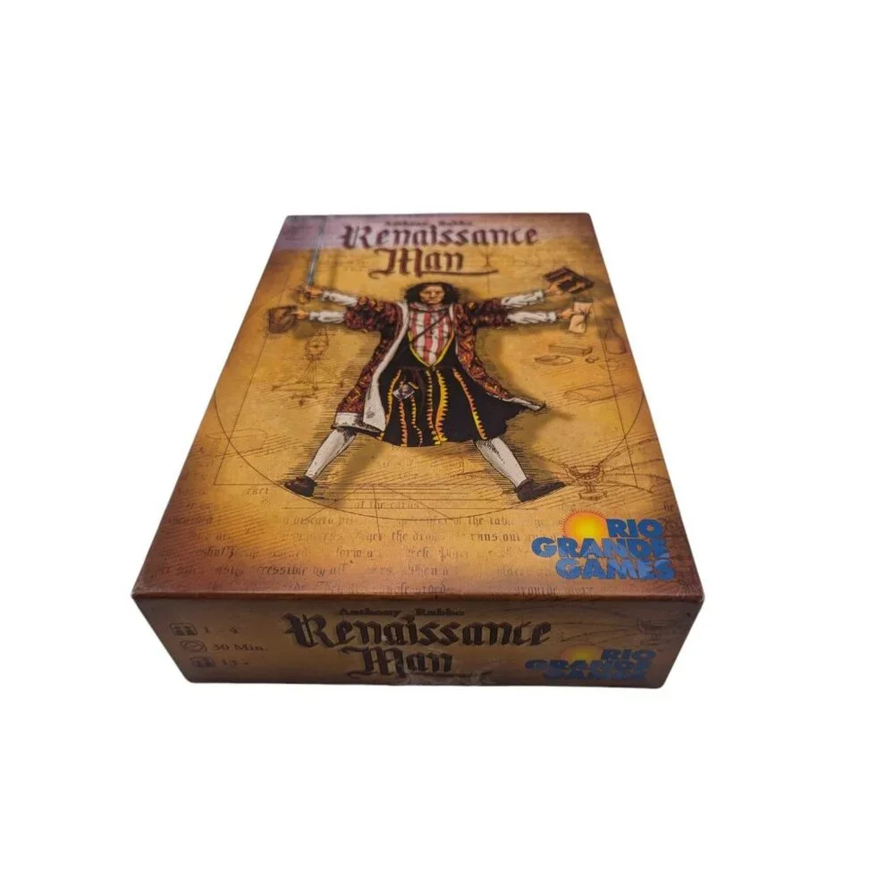 Renaissance Man Board Game By Anthony Rubbo For 1-4 Players Ages 13+